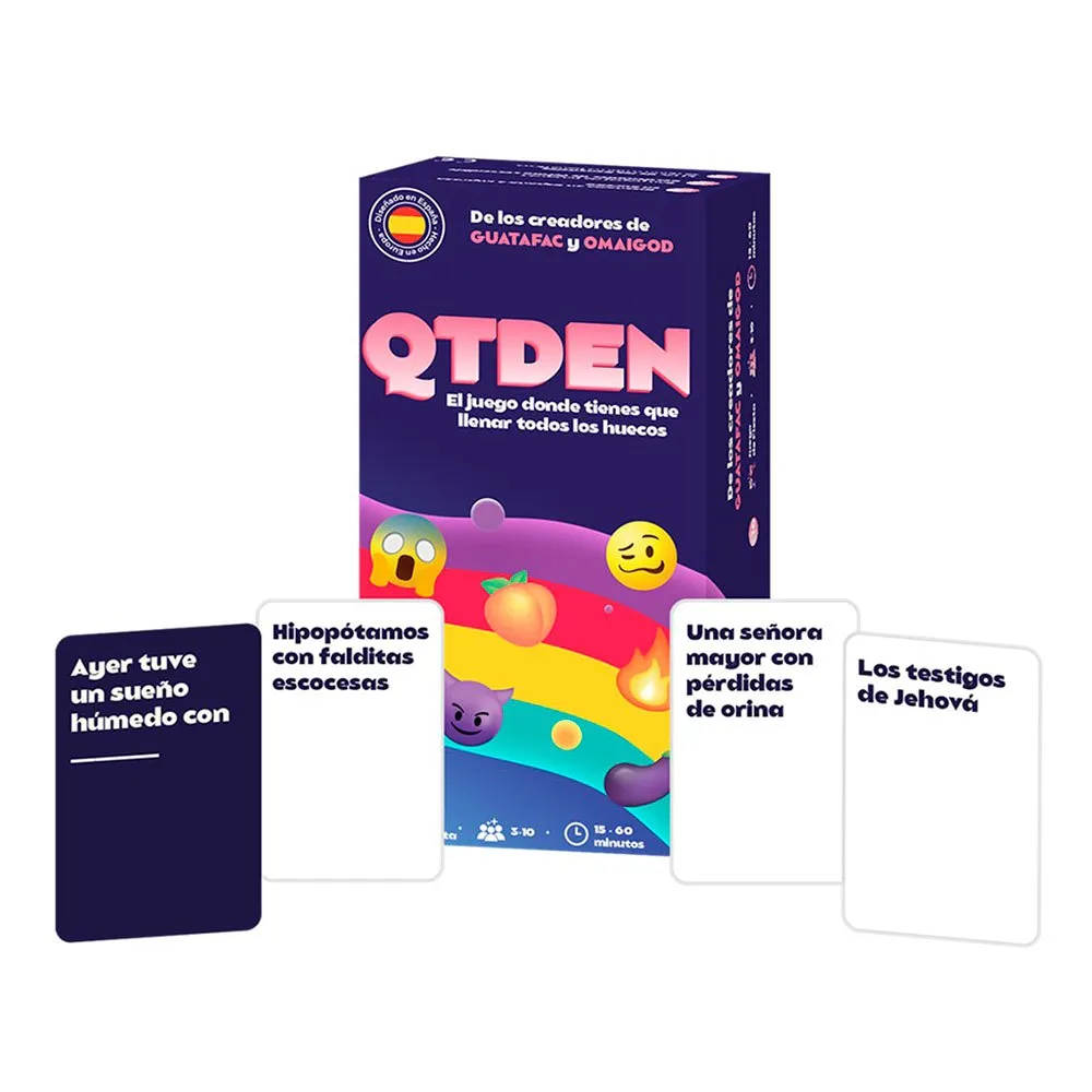 Карточная игра Asmodee Qtden, испанская версия, мультиколор
Карточная игра Asmodee Qtden, испанская версия, мультиколор