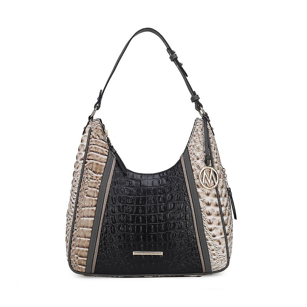 Mkf Collection Женская сумка на плечо Becket с тиснением под крокодила от Mia K MKF Collection, серый 
Mkf Collection Женская сумка на плечо Becket с тиснением под крокодила от Mia K MKF Collection, серый