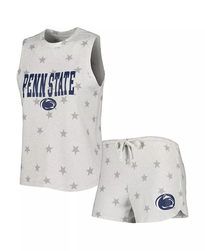 Женский кремовый комплект для сна Penn State Nittany Lions Agenda Stars, майка и шорты Concepts Sport
Женский кремовый комплект для сна Penn State Nittany Lions Agenda Stars, майка и шорты Concepts Sport