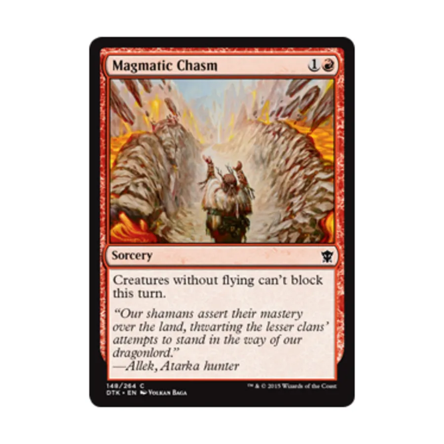 CCG Магматическая пропасть (С), MTG - Dragons of Tarkir
CCG Магматическая пропасть (С), MTG - Dragons of Tarkir