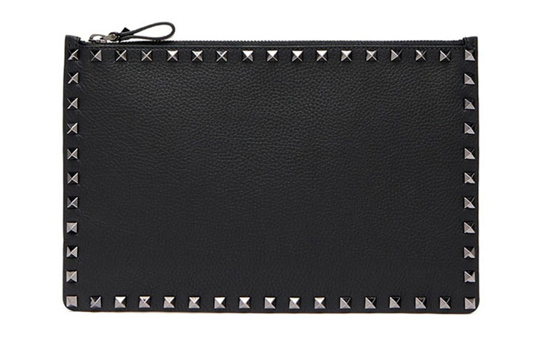 Кожаный кошелек-клатч унисекс черный Valentino
Кожаный кошелек-клатч унисекс черный Valentino