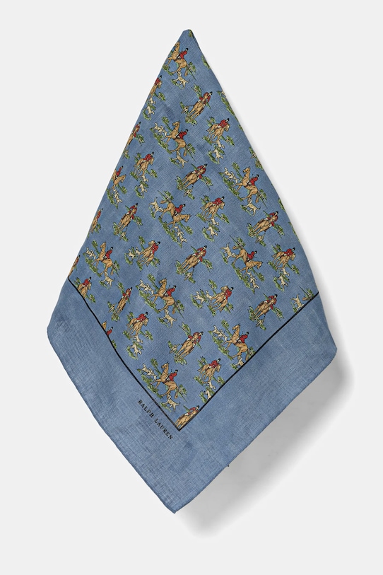 Льняной платок Polo Ralph Lauren, синий
Льняной платок Polo Ralph Lauren, синий