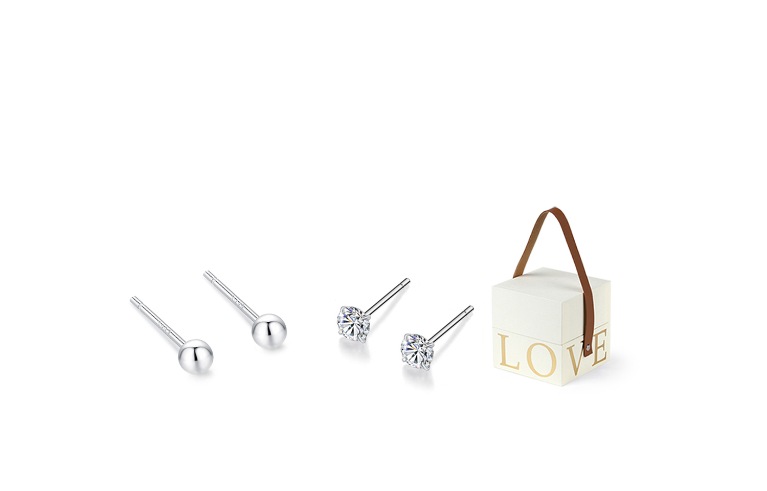 MISS TOOYA Серьги-гвоздики из стерлингового серебра для женщин
MISS TOOYA Серьги-гвоздики из стерлингового серебра для женщин