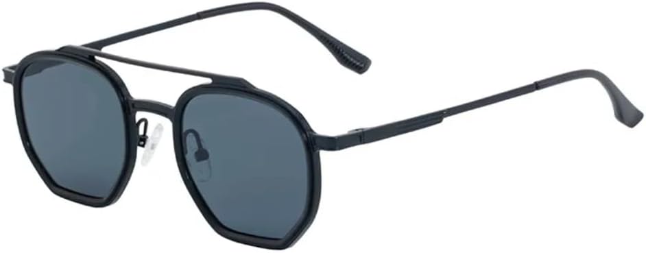 Мужские солнцезащитные очки в металлической многоугольной оправе, ретро-стиль, роскошные, с декоративным солнцезащитным козырьком, устойчивые к ультрафиолетовому излучению TVTBBVV, Black
Мужские солнцезащитные очки в металлической многоугольной оправе, ретро-стиль, роскошные, с декоративным солнцезащитным козырьком, устойчивые к ультрафиолетовому излучению TVTBBVV, Black