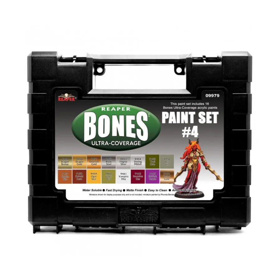 Набор красок с ультрапокрывающим эффектом Bones #4, Master Series Paints - Bones HD
Набор красок с ультрапокрывающим эффектом Bones #4, Master Series Paints - Bones HD