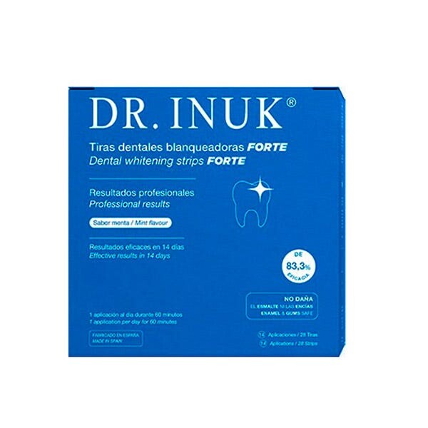 Отбеливающие зубные полоски Forte Dr. Inuk
Отбеливающие зубные полоски Forte Dr. Inuk