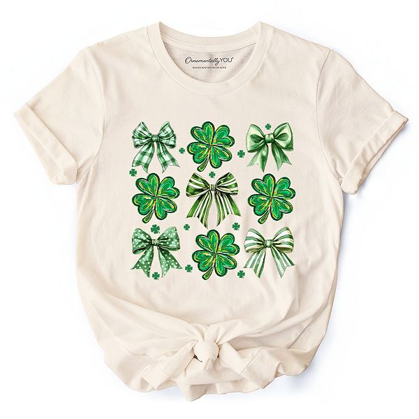 Футболка Coquette с клеверными бантами в стиле St Patrick’s Day, зеленый ирландский трилистник Ornamentallyyou, Natural
Футболка Coquette с клеверными бантами в стиле St Patrick’s Day, зеленый ирландский трилистник Ornamentallyyou, Natural