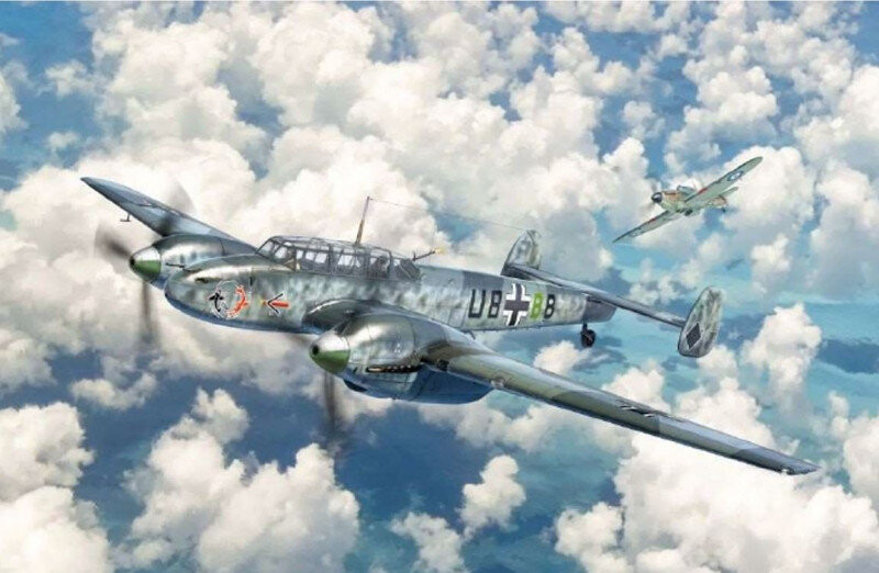 Italeri, Модельный комплект, bf-110c Zerstorer 1/72
Italeri, Модельный комплект, bf-110c Zerstorer 1/72