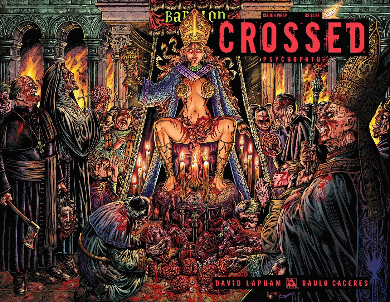 Crossed Psychopath #4 (Of 7) Wrap Cvr (MR) (AVATAR PRESS INC)
Crossed Psychopath #4 (Of 7) Wrap Cvr (MR) (AVATAR PRESS INC)