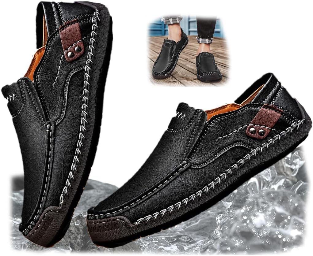 Мужская водонепроницаемая ортопедическая обувь, модная винтажная легкая обувь без шнурков, плоские лоферы, обувь для путешествий и отдыха на природе Generic, черный
Мужская водонепроницаемая ортопедическая обувь, модная винтажная легкая обувь без шнурков, плоские лоферы, обувь для путешествий и отдыха на природе Generic, черный