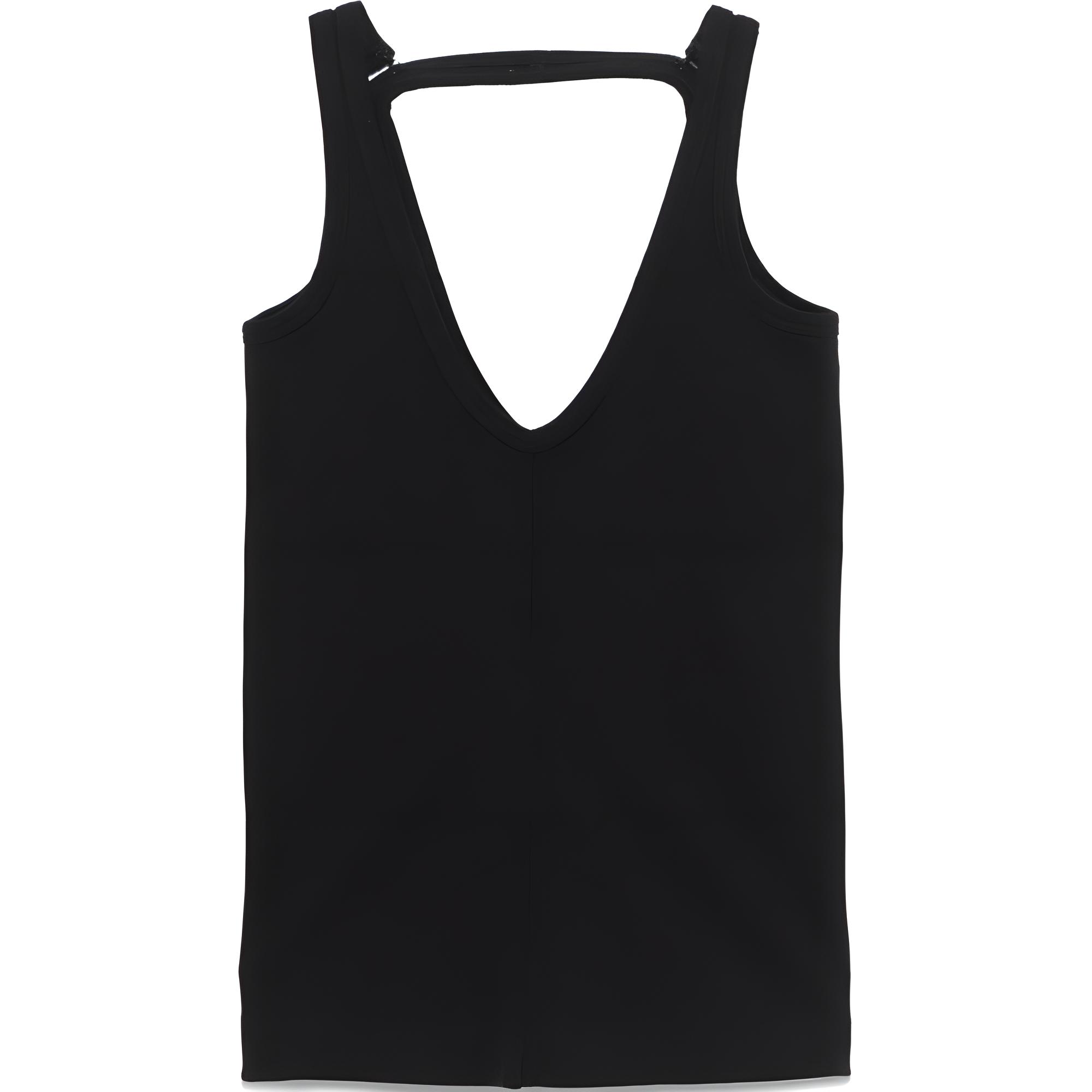 Футболка с ремешками и детализированной открытой спиной MM6 Maison Margiela, черный
Футболка с ремешками и детализированной открытой спиной MM6 Maison Margiela, черный