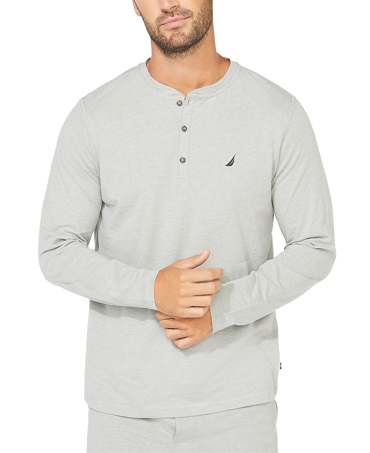 Мужская мягкая дышащая пижамная рубашка с длинными рукавами на пуговицах Nautica
Мужская мягкая дышащая пижамная рубашка с длинными рукавами на пуговицах Nautica