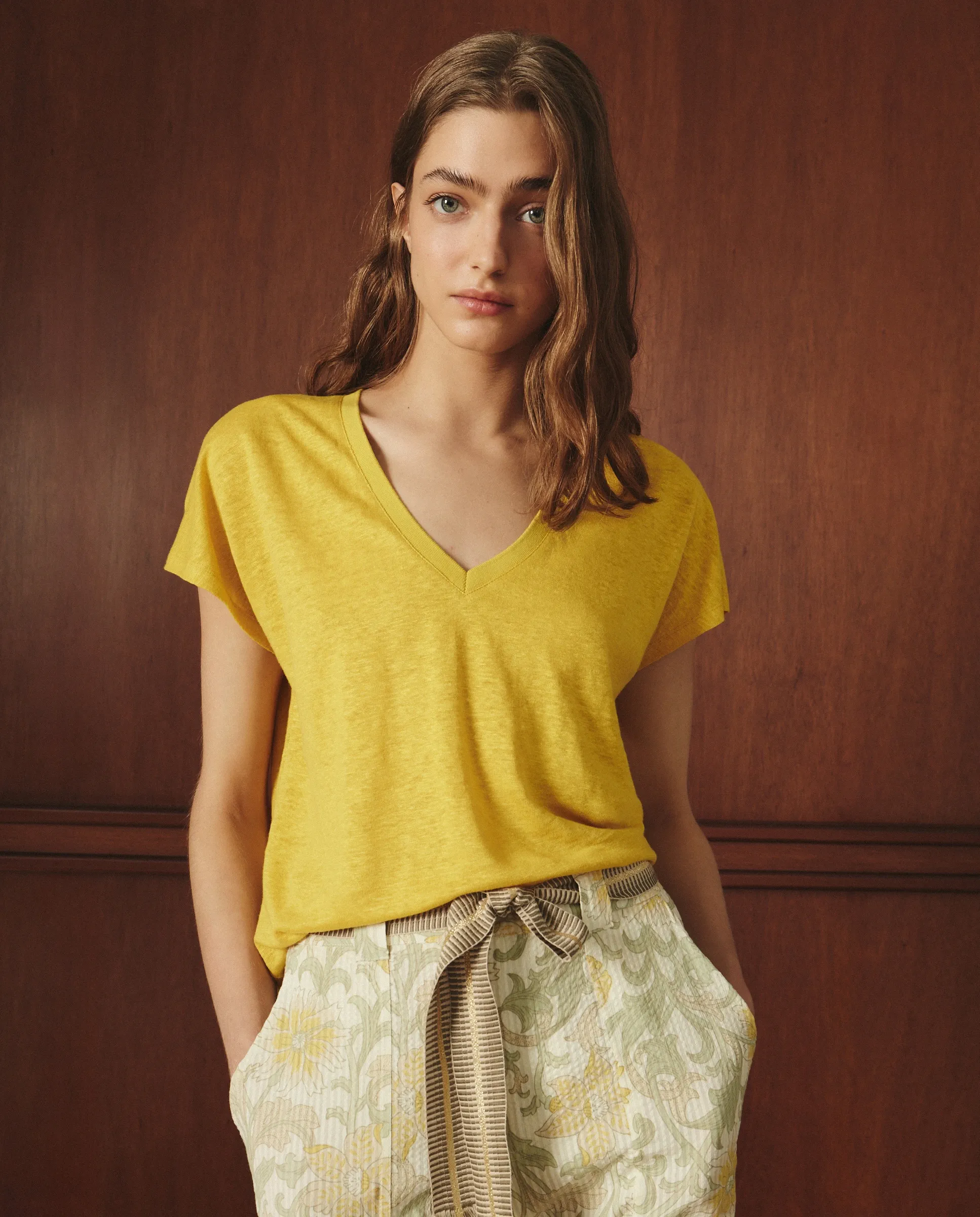 Короткие брюки из льна Lloyd'S, желтый
Короткие брюки из льна Lloyd'S, желтый