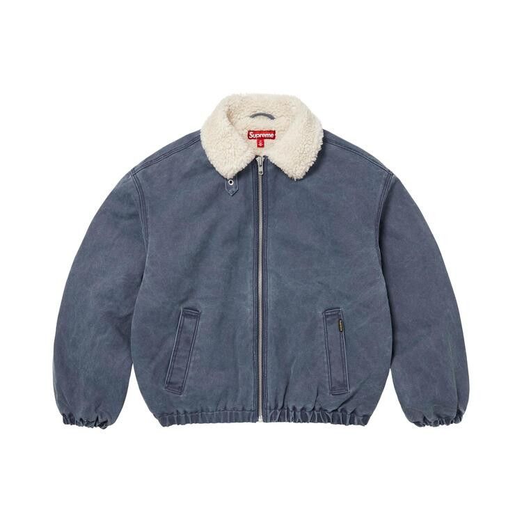 Куртка Supreme Faux Shearling Lined Bomber Jacket, Navy
Куртка Supreme Faux Shearling Lined Bomber Jacket, Navy