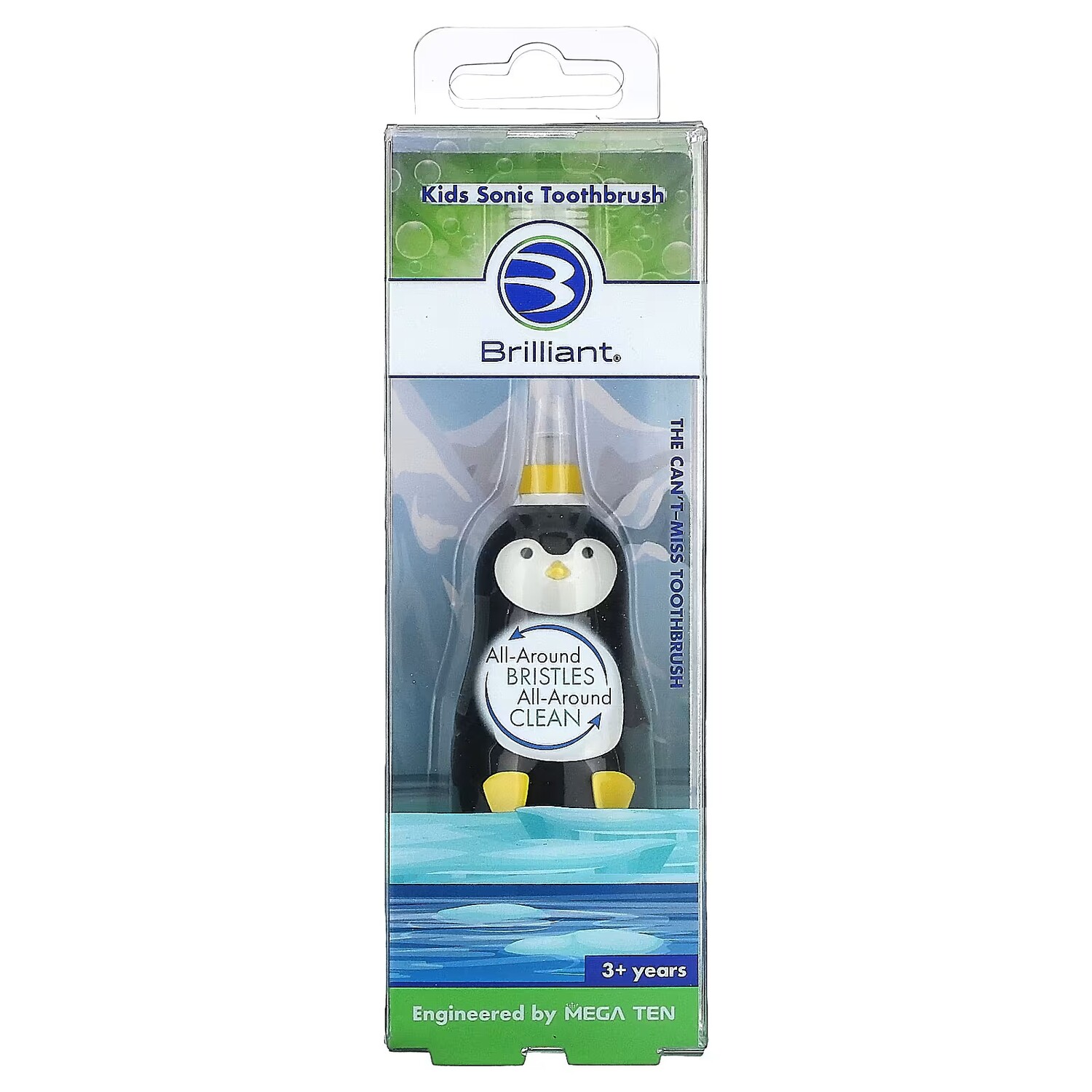 Зубная щетка Penguin 1 Sonic Baby Buddy Brilliant Kids Sonic для детей
Зубная щетка Penguin 1 Sonic Baby Buddy Brilliant Kids Sonic для детей