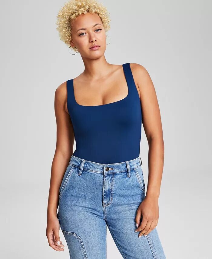 Женское боди-стринги без рукавов с квадратным вырезом And Now This, синий
Женское боди-стринги без рукавов с квадратным вырезом And Now This, синий