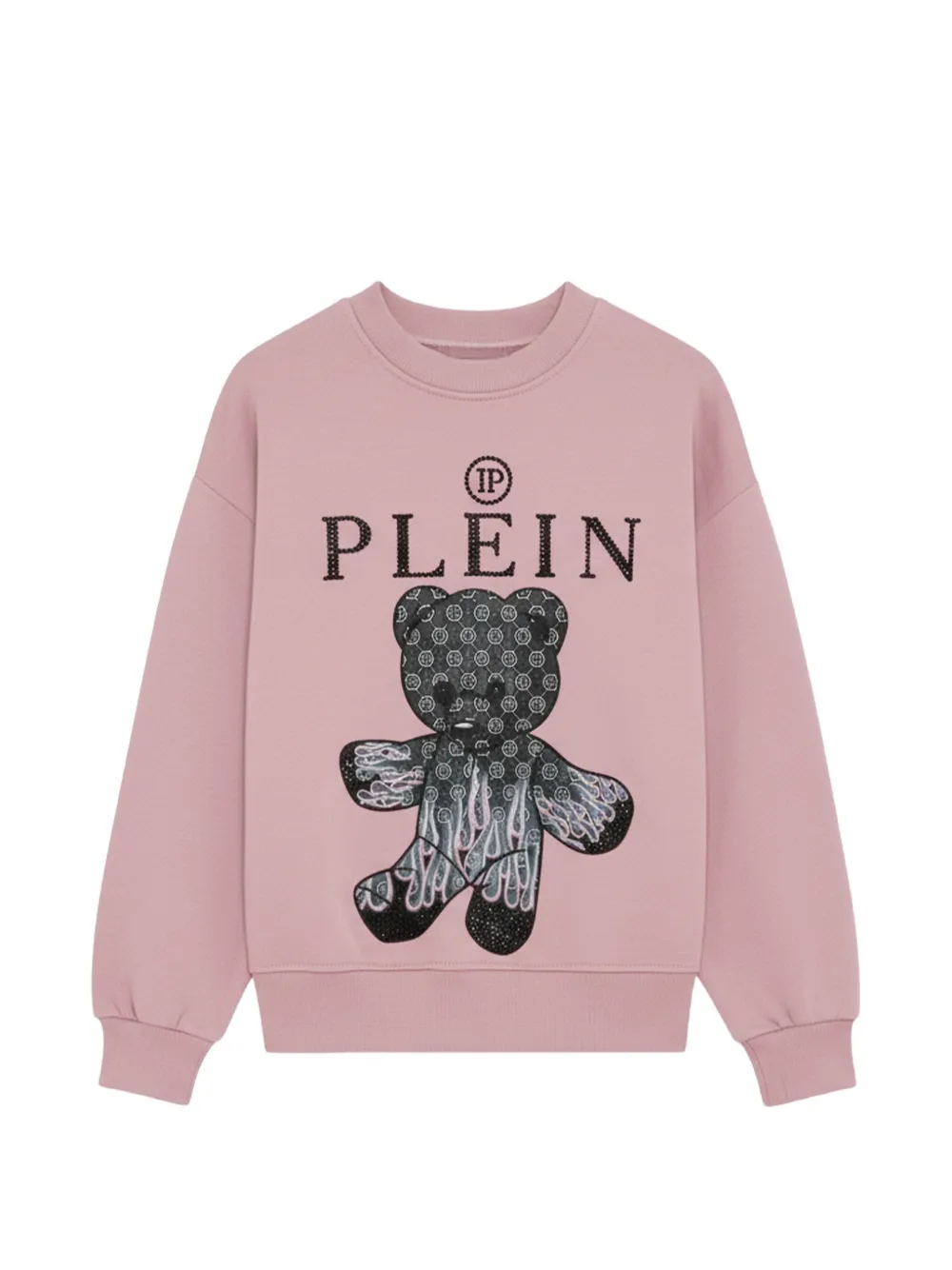 Свитшот с аппликацией в виде мишки Philipp Plein Junior, розовый
Свитшот с аппликацией в виде мишки Philipp Plein Junior, розовый