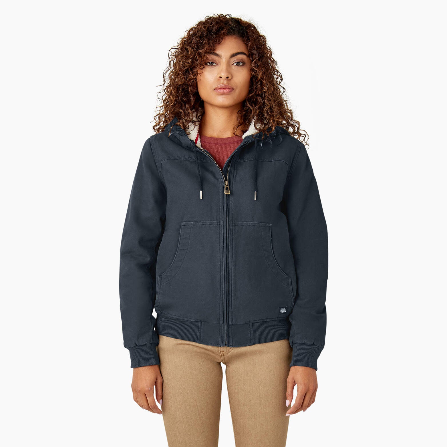 Женская куртка из утиного полотна с флисовой подкладкой Dickies, цвет rinsed diesel gray (ryg)
Женская куртка из утиного полотна с флисовой подкладкой Dickies, цвет rinsed diesel gray (ryg)