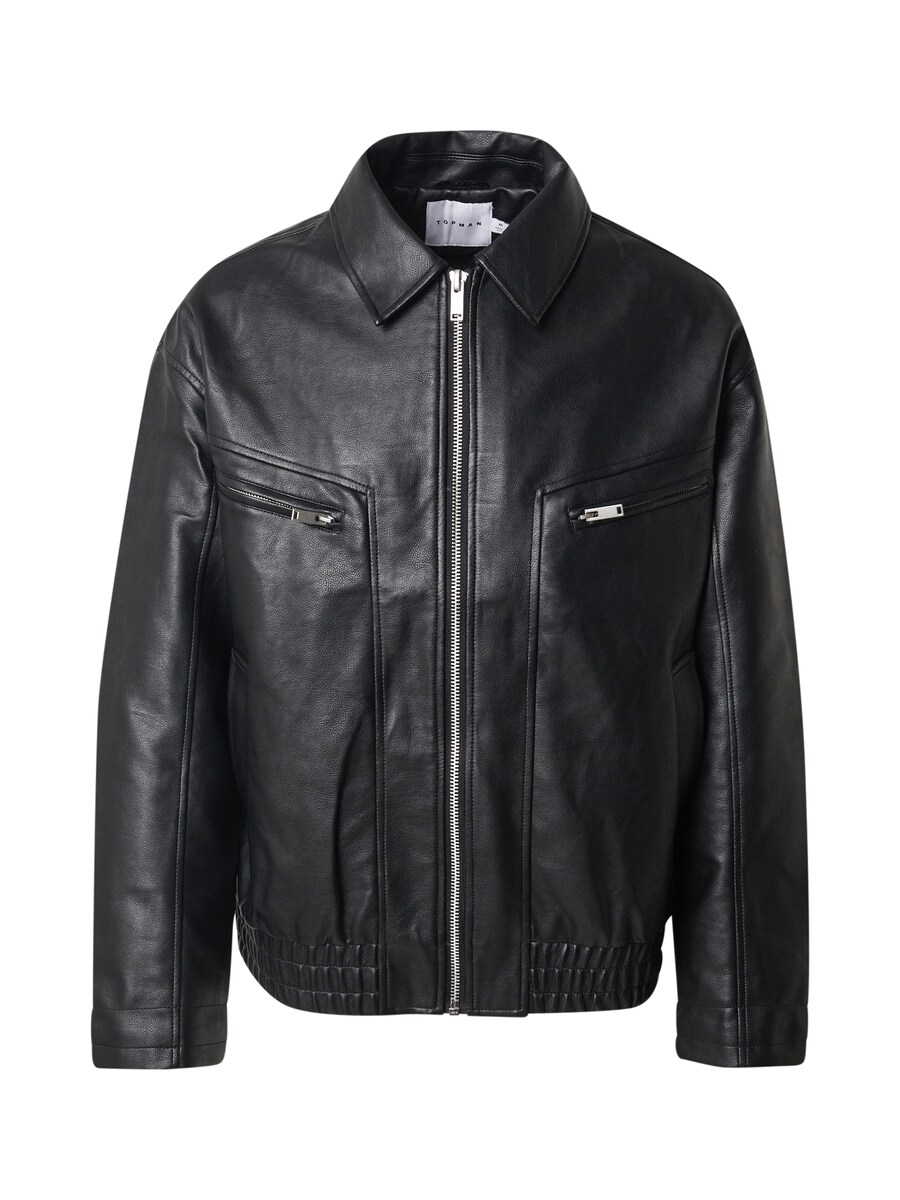 Межсезонная куртка TOPMAN, черный
Межсезонная куртка TOPMAN, черный