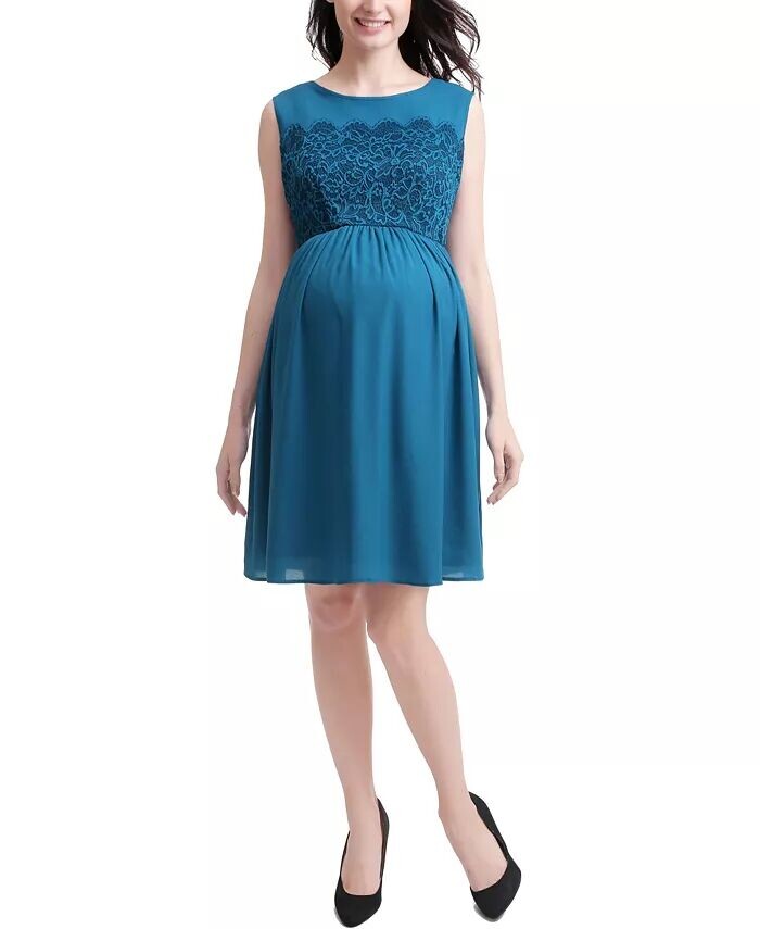 Платье с плиссированной юбкой из кружева и сетки для беременных kimi + kai, синий
Платье с плиссированной юбкой из кружева и сетки для беременных kimi + kai, синий