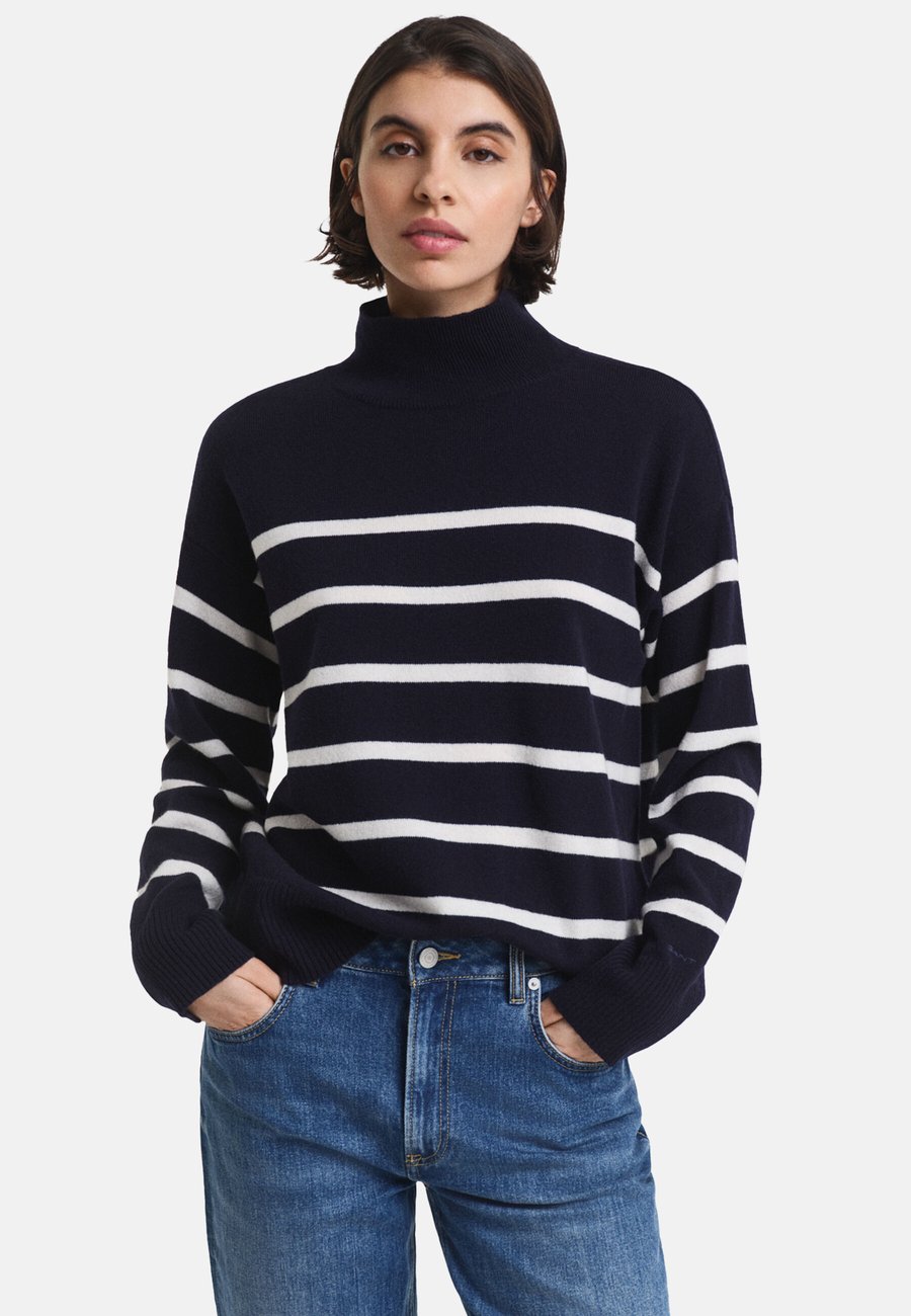 Джемпер GANT SUPERFINE STRIPE MOCK, Evening Blue/Dark Blue
Джемпер GANT SUPERFINE STRIPE MOCK, Evening Blue/Dark Blue