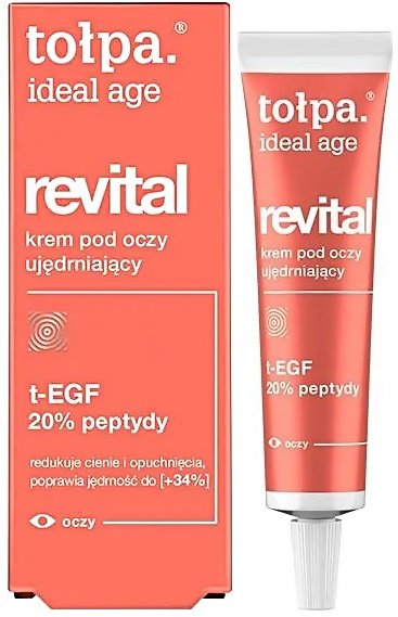 Tołpa Ideal Age Revital - Крем для кожи вокруг глаз уменьшает темные круги и отечность, повышает упругость, 10 мл
Tołpa Ideal Age Revital - Крем для кожи вокруг глаз уменьшает темные круги и отечность, повышает упругость, 10 мл