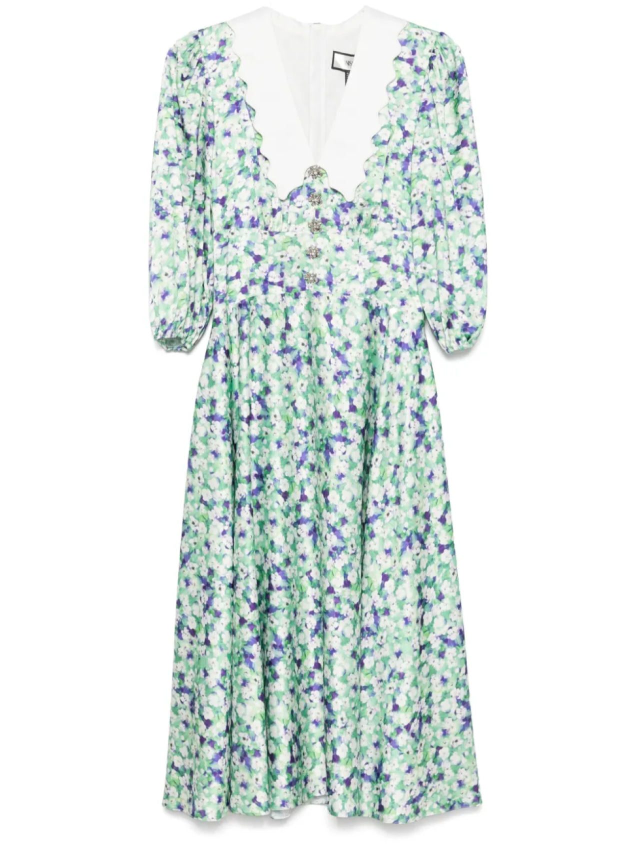 NISSA платье миди с цветочным принтом, зеленый
NISSA платье миди с цветочным принтом, зеленый