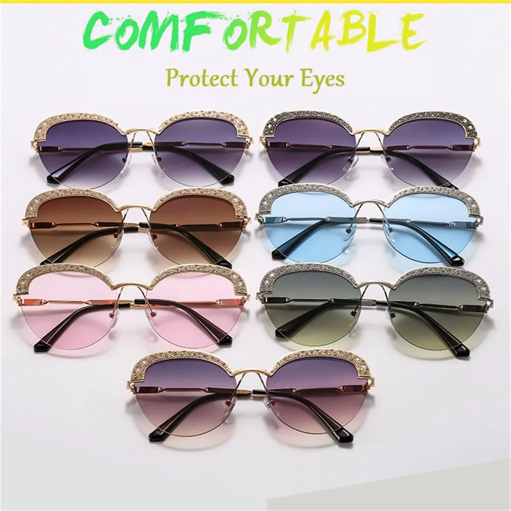 Женские круглые солнцезащитные очки 2027 года, полуободковая оправа из сплава с градиентными линзами, металлические шарниры, защита от УФ-излучения UV400 MTZJH, C4
Женские круглые солнцезащитные очки 2027 года, полуободковая оправа из сплава с градиентными линзами, металлические шарниры, защита от УФ-излучения UV400 MTZJH, C4