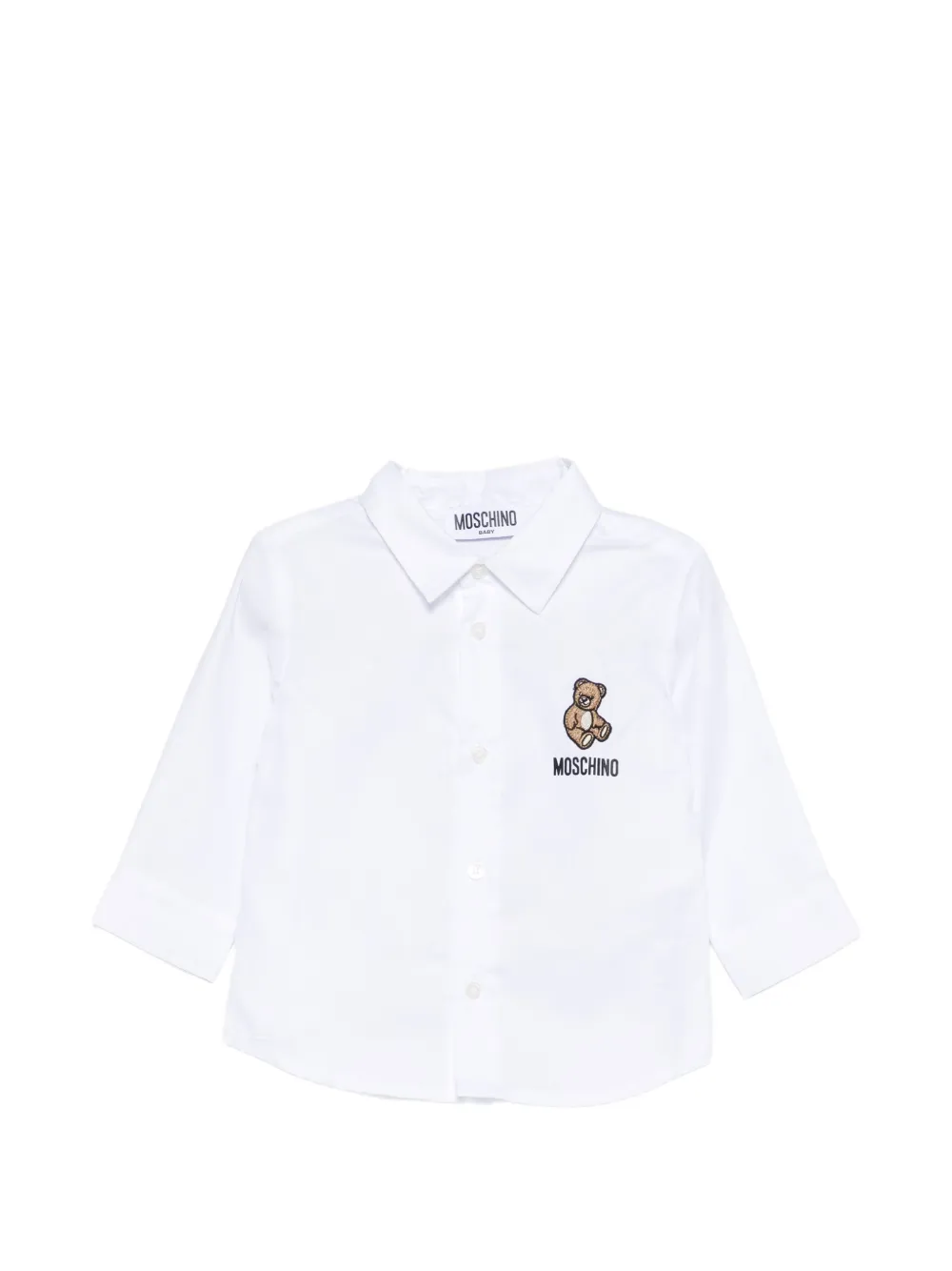 Рубашка с логотипом Teddy Moschino Kids, белый
Рубашка с логотипом Teddy Moschino Kids, белый
