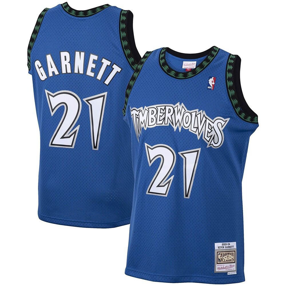 Мужская майка Mitchell & Ness Kevin Garnett Blue Minnesota Timberwolves 2001/02 Hardwood Classics Swingman, цвет Mtw Blue
Мужская майка Mitchell & Ness Kevin Garnett Blue Minnesota Timberwolves 2001/02 Hardwood Classics Swingman, цвет Mtw Blue