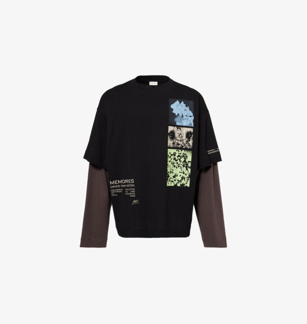 Футболка Hemmings с круглым вырезом из хлопкового джерси Dries Van Noten, черный
Футболка Hemmings с круглым вырезом из хлопкового джерси Dries Van Noten, черный