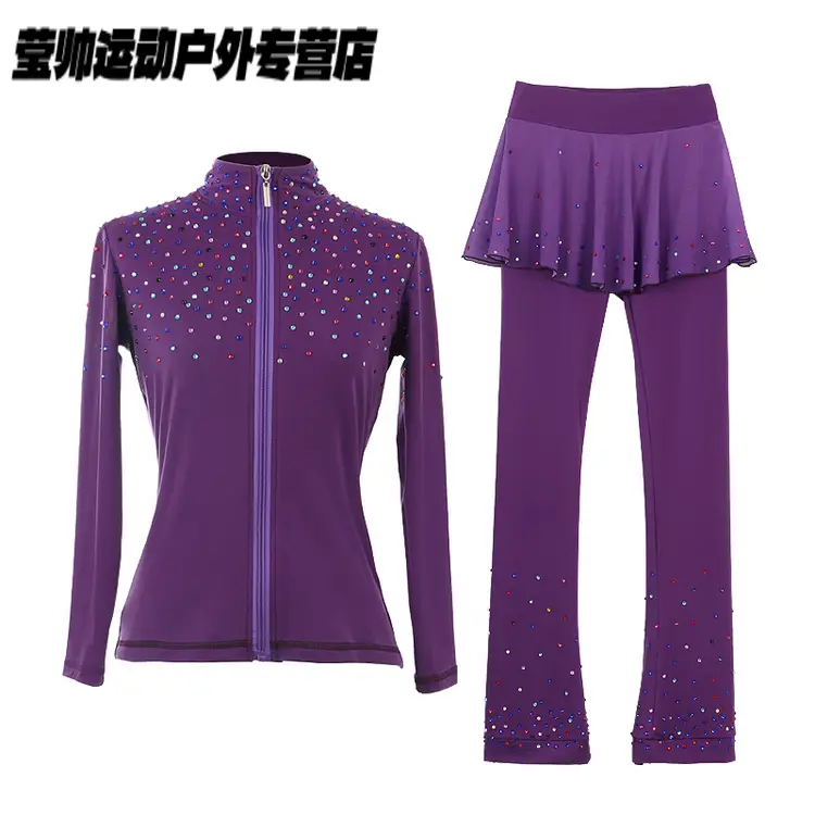 HEAD Тренировочный костюм для фигурного катания для девочек, комплект с флисовой кофтой, юбкой и защитой на бедра, фиолетовый, размер S
HEAD Тренировочный костюм для фигурного катания для девочек, комплект с флисовой кофтой, юбкой и защитой на бедра, фиолетовый, размер S