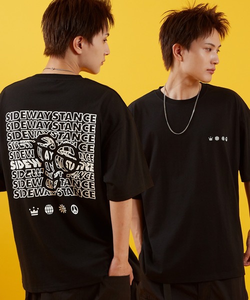 Футболка с короткими рукавами и графическим принтом Sideway Stance, черная
Футболка с короткими рукавами и графическим принтом Sideway Stance, черная