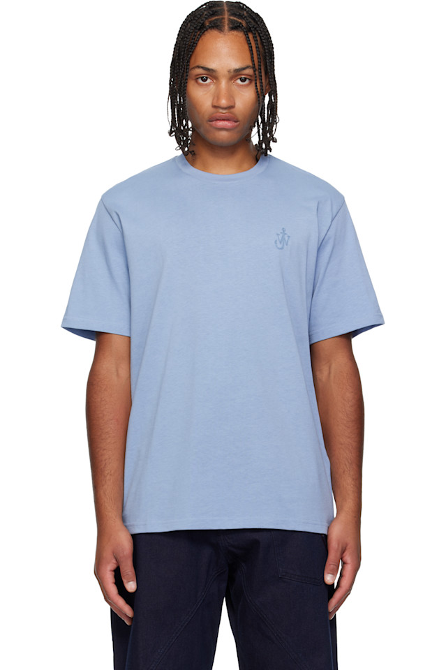 Jw Anderson Синяя футболка с вышитым якорем
Jw Anderson Синяя футболка с вышитым якорем