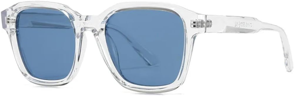 Популярные модные квадратные солнцезащитные очки для женщин, ретро-стиль, трендовые мужские солнцезащитные очки с защитой от УФ-излучения UV400 TVTBBVV, Transparent Blue
Популярные модные квадратные солнцезащитные очки для женщин, ретро-стиль, трендовые мужские солнцезащитные очки с защитой от УФ-излучения UV400 TVTBBVV, Transparent Blue