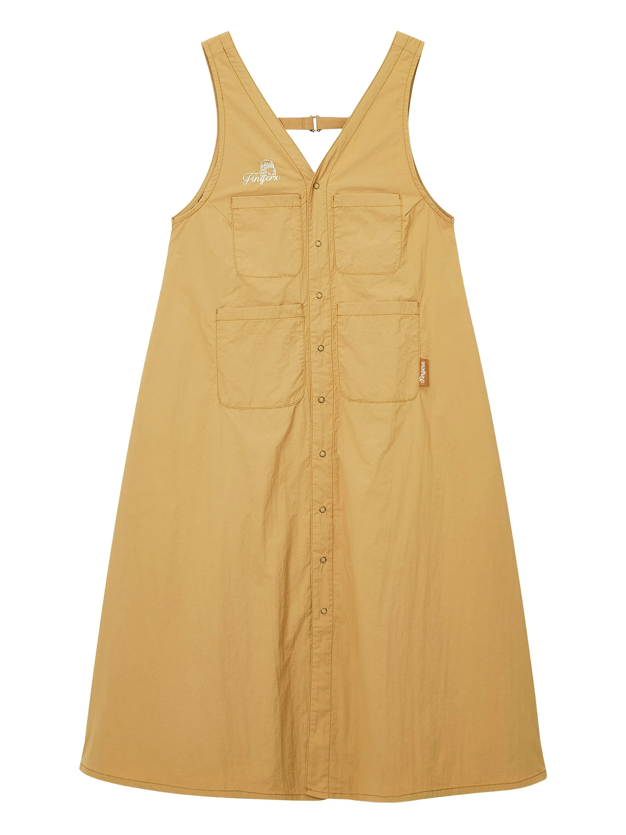 Платье миди с карманами на пуговицах Fingercroxx, желтый
Платье миди с карманами на пуговицах Fingercroxx, желтый