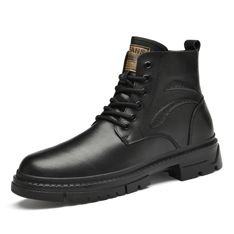 BOLE Короткие мужские ботинки Martin, черные 
BOLE Короткие мужские ботинки Martin, черные