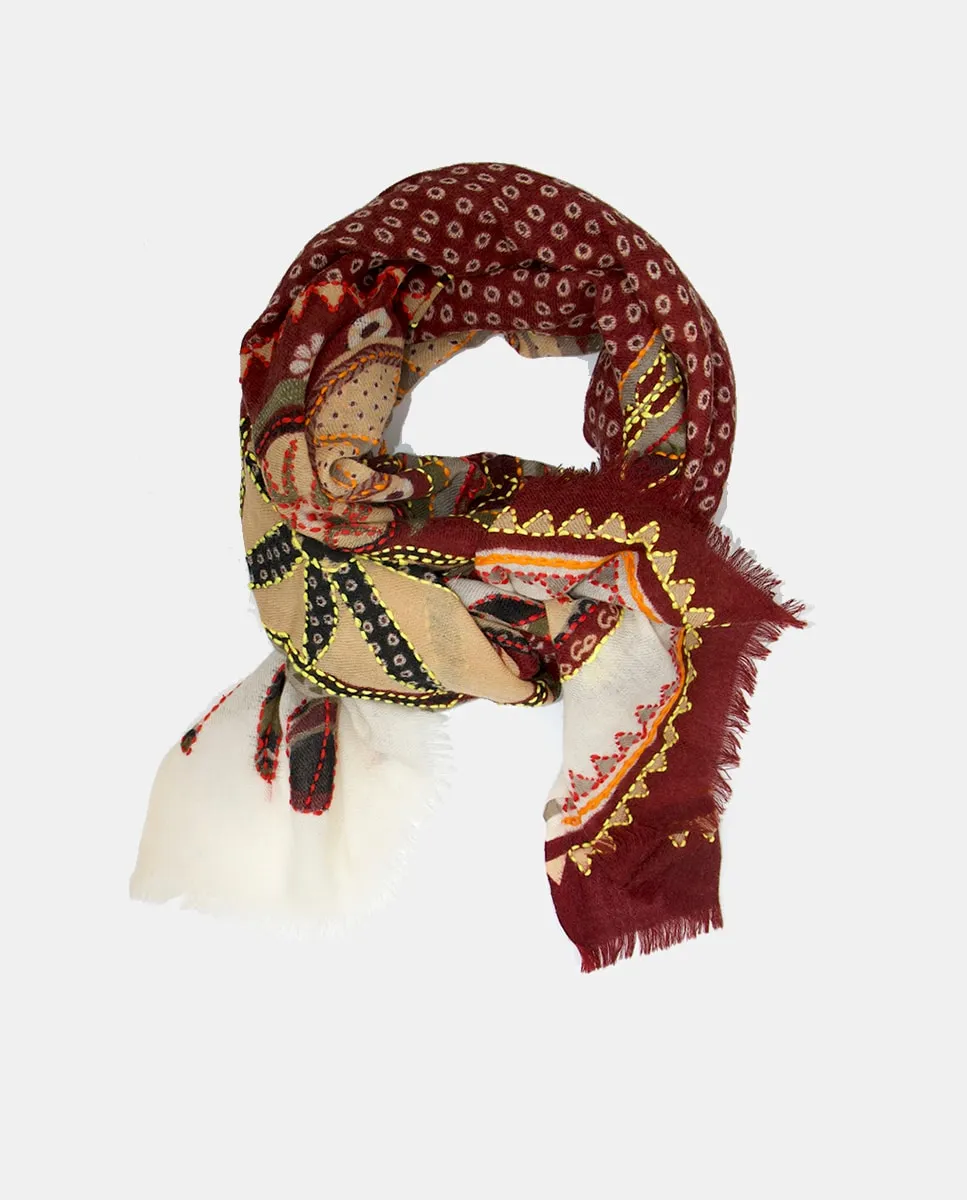 Шерстяной платок с узором или вышивкой Storiatipic, красный
Шерстяной платок с узором или вышивкой Storiatipic, красный