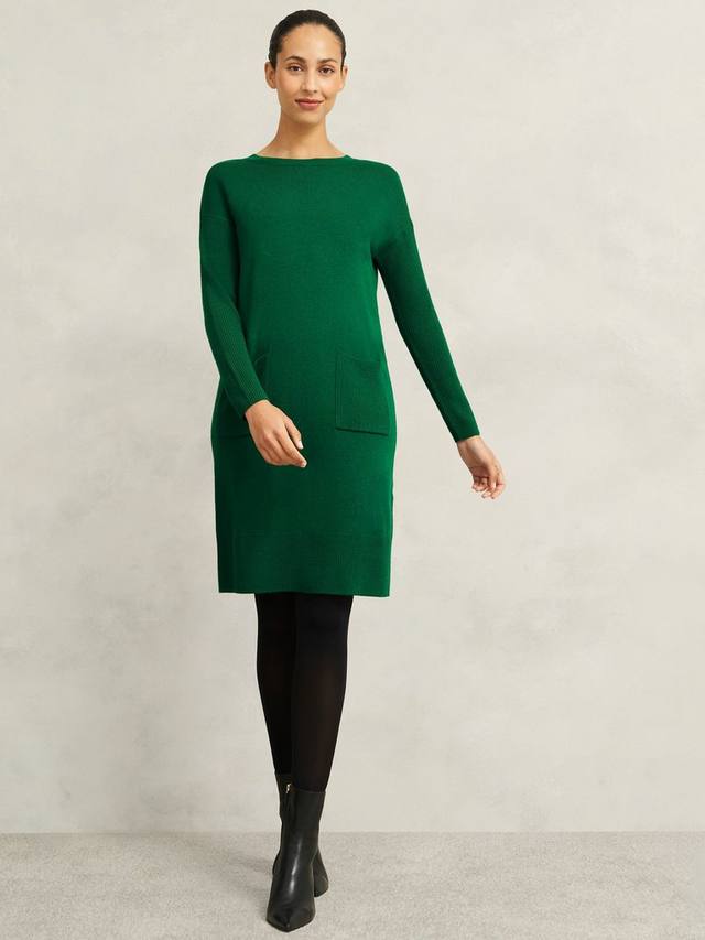 Платье-джемпер из смеси шерсти devora Hobbs, зеленый
Платье-джемпер из смеси шерсти devora Hobbs, зеленый