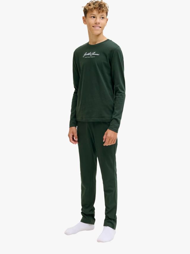 Детский комплект из хлопка: топ и брюки Jack & Jones, Scarab
Детский комплект из хлопка: топ и брюки Jack & Jones, Scarab