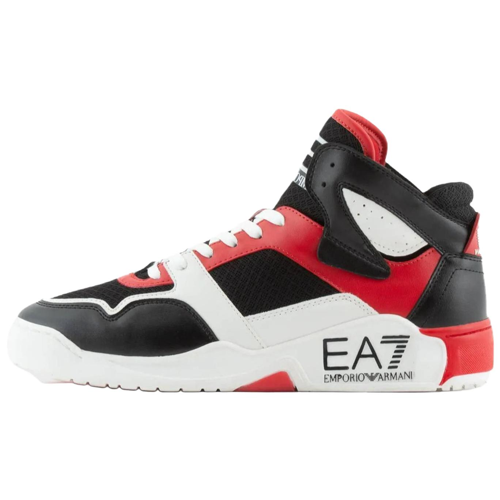 EMPORIO ARMANI EA7 Износостойкие высокие кроссовки для скейтбординга Unisex черный красный
EMPORIO ARMANI EA7 Износостойкие высокие кроссовки для скейтбординга Unisex черный красный