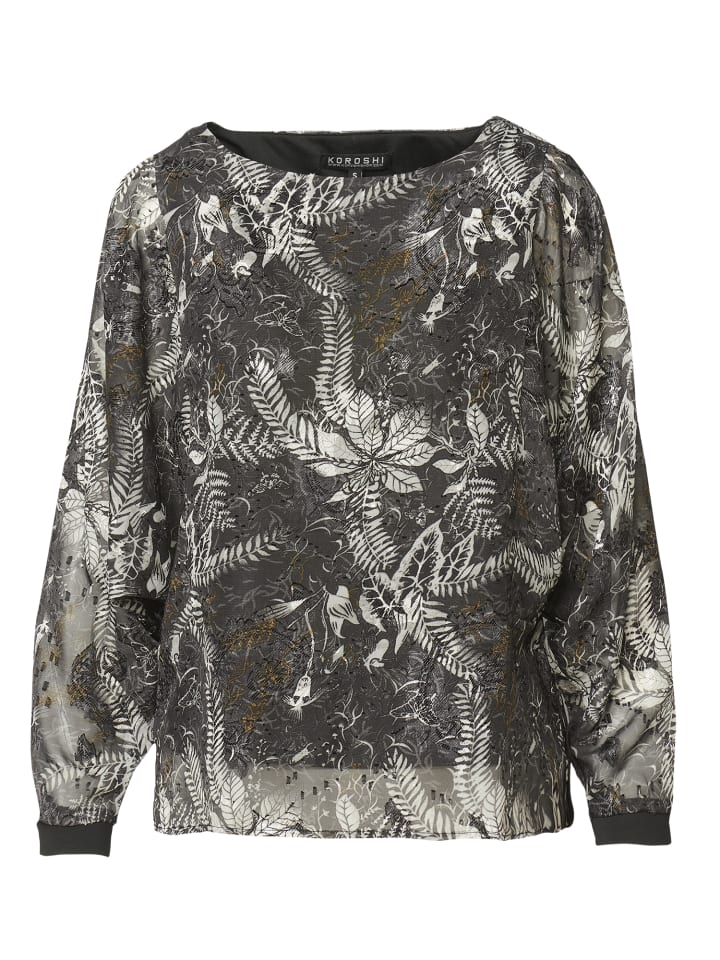 Черная блузка с длинными рукавами KOROSHI
Черная блузка с длинными рукавами KOROSHI