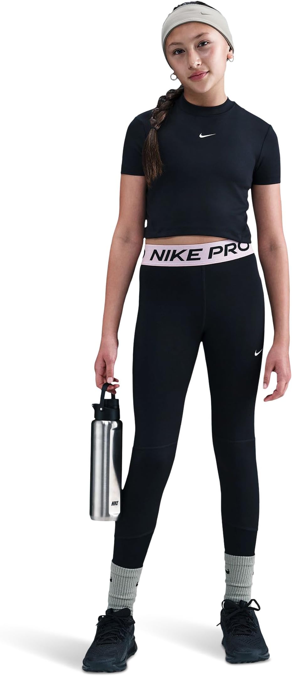 Леггинсы Pro Dri-FIT Nike Kids, Black/Med Soft Pink/White
Леггинсы Pro Dri-FIT Nike Kids, Black/Med Soft Pink/White