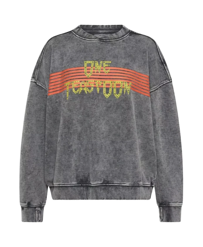 Серый свитер с ярким логотипом One Teaspoon, серый
Серый свитер с ярким логотипом One Teaspoon, серый