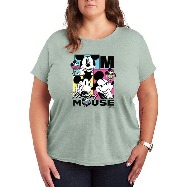Футболка Plus size Mickey Mouse в ретро-стиле Disney, Heather Sea Foam
Футболка Plus size Mickey Mouse в ретро-стиле Disney, Heather Sea Foam
