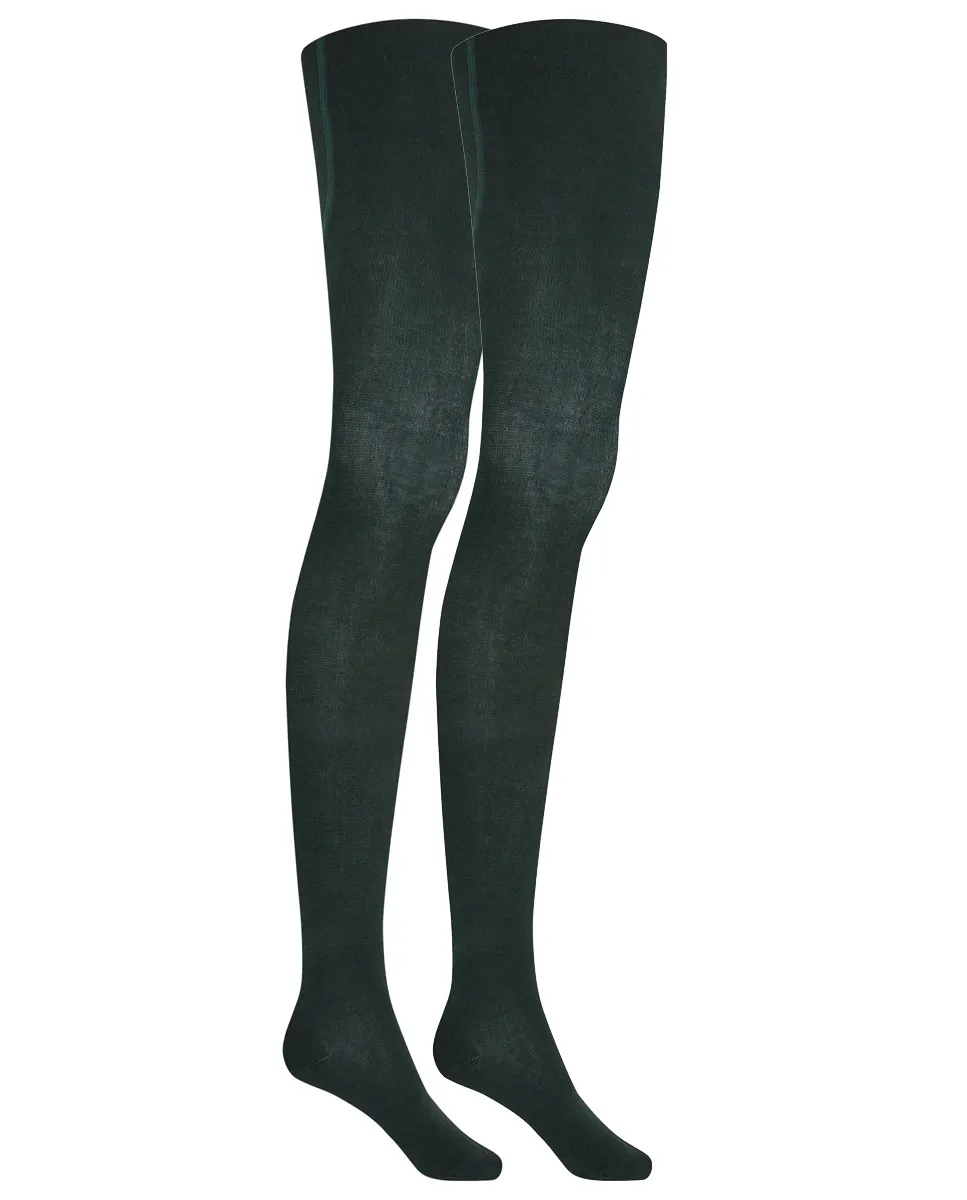 В упаковке 2 однотонных хлопковых детских колготок Punto Blanco, темно-зеленый
В упаковке 2 однотонных хлопковых детских колготок Punto Blanco, темно-зеленый