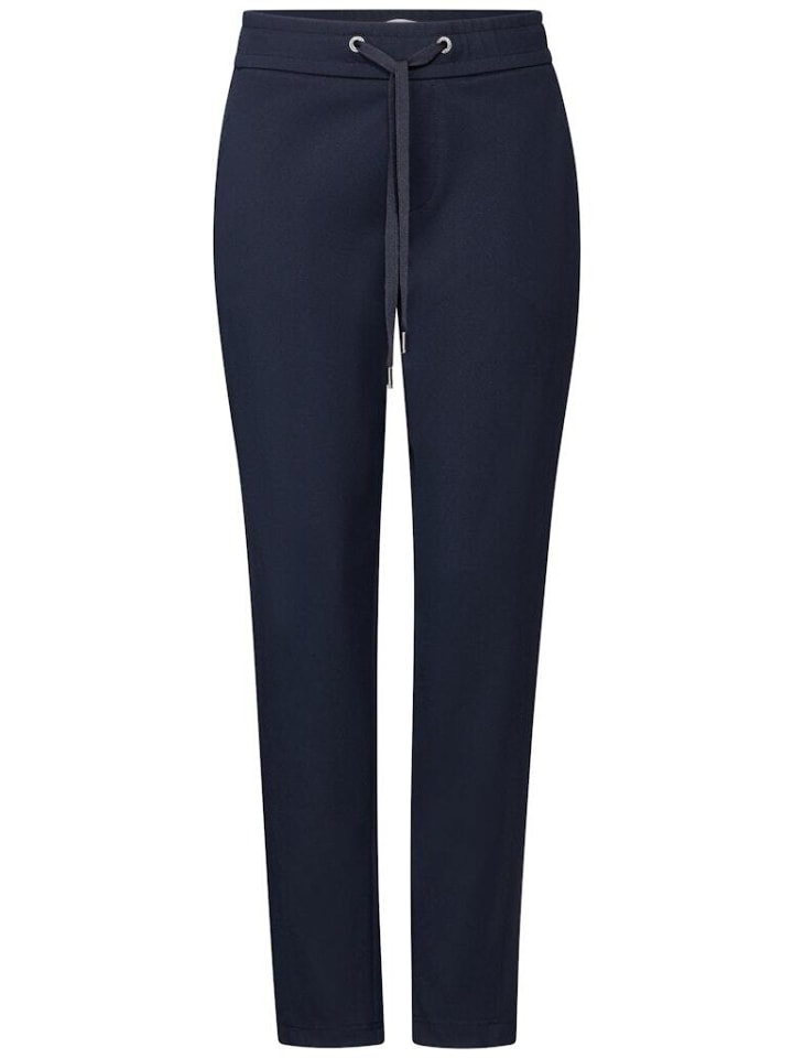 Брюки темно-синего цвета Street One
Брюки темно-синего цвета Street One