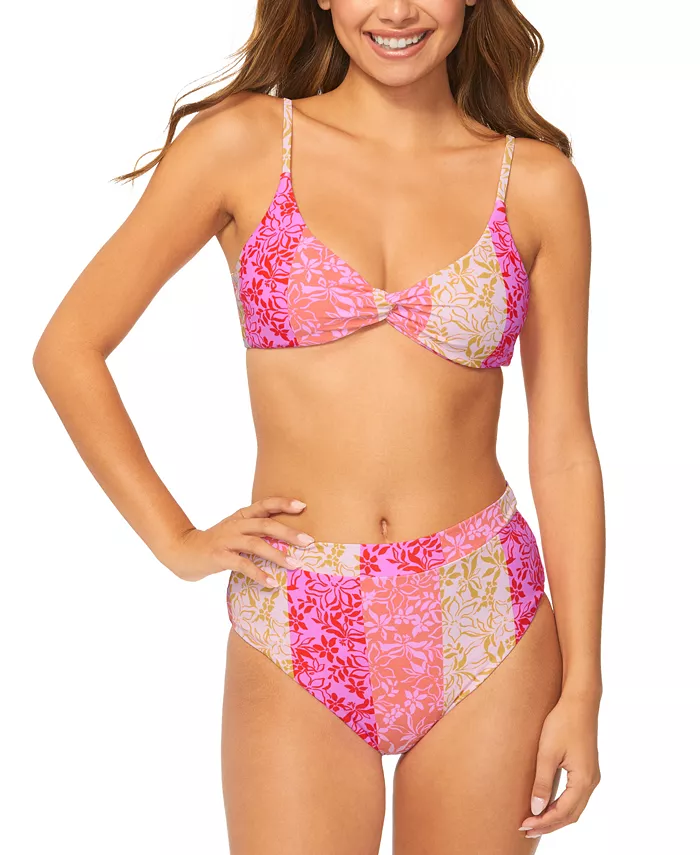 Юношеский закрученный верх бикини и плавки бикини с высокой талией Tropics Raisins, мультиколор
Юношеский закрученный верх бикини и плавки бикини с высокой талией Tropics Raisins, мультиколор