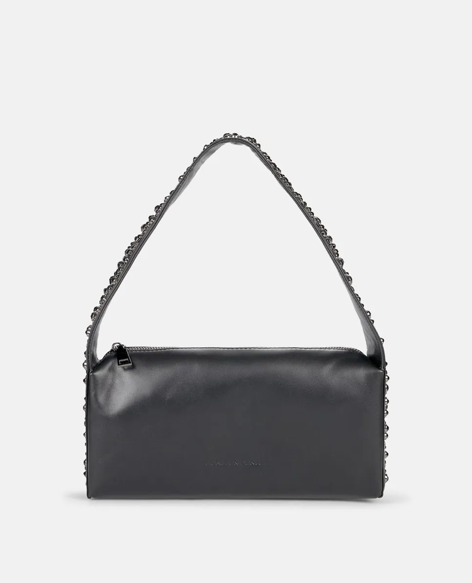 Сумка на руку с ручкой, отделанной заклепками, и застежкой-молнией Alma En Pena, черный
Сумка на руку с ручкой, отделанной заклепками, и застежкой-молнией Alma En Pena, черный