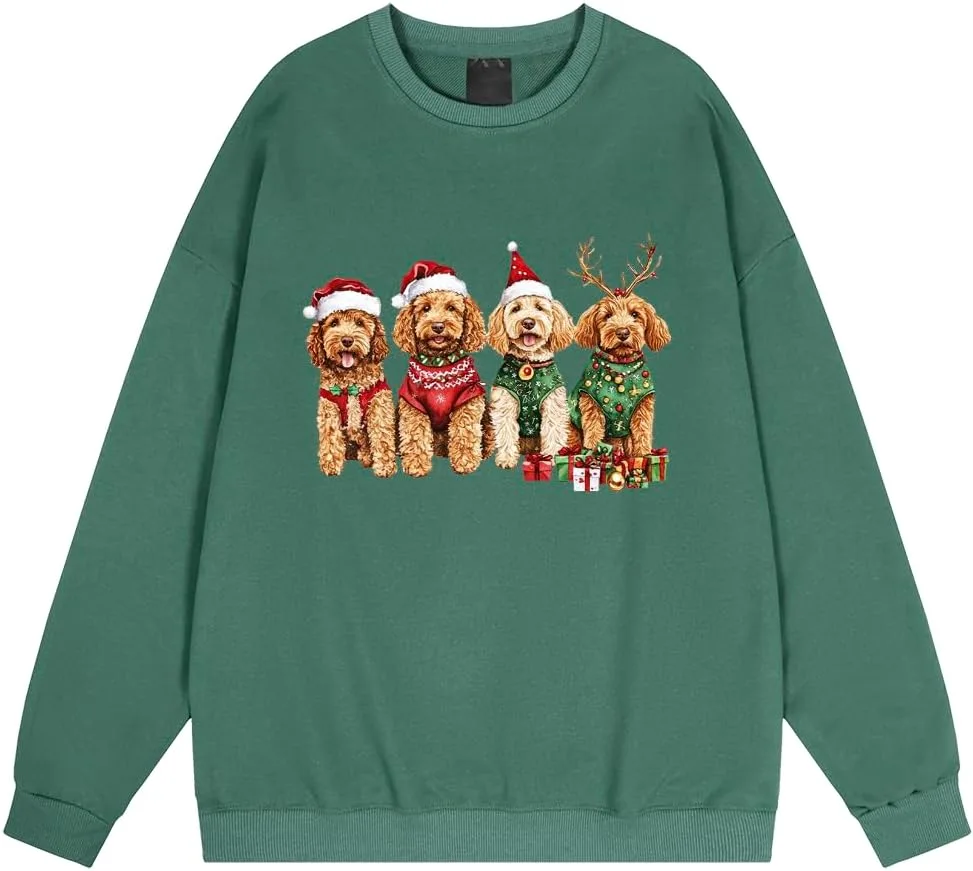 Свитшот с рождественским пуделем Kzggs
Свитшот с рождественским пуделем Kzggs